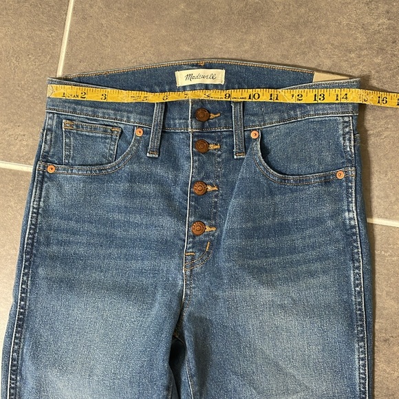 NWT Madewell High Rise Button Fly Skinny Jeans size 29 - Picture 4 of 14